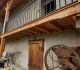 Création d'un balcon en bois à Nollieux