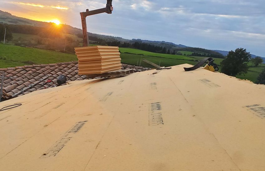 Rénovation thermique par l'extérieur avec la méthode sarking
