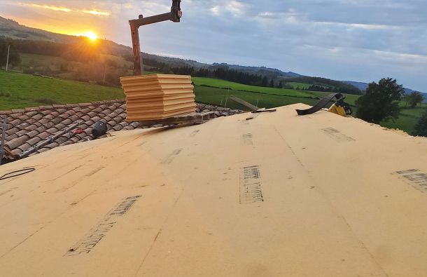 Rénovation thermique par l'extérieur avec la méthode sarking