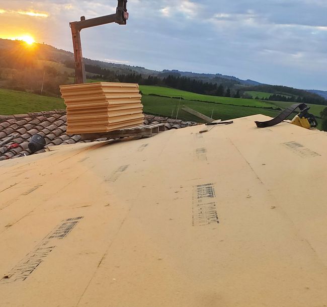 Rénovation thermique par l'extérieur avec la méthode sarking