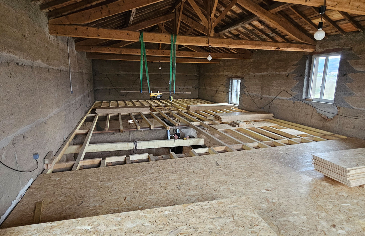 Création d'un plancher porteur en osb 22 mm