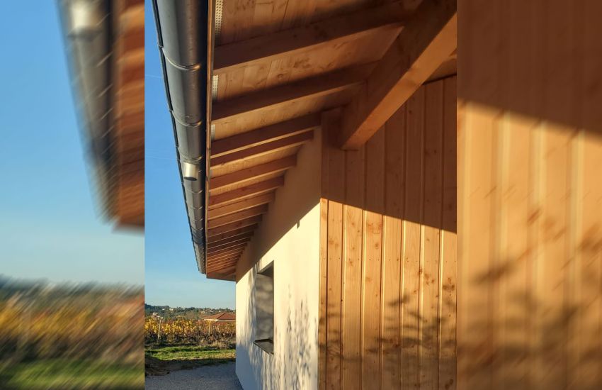 Maison à ossature bois à Trelins