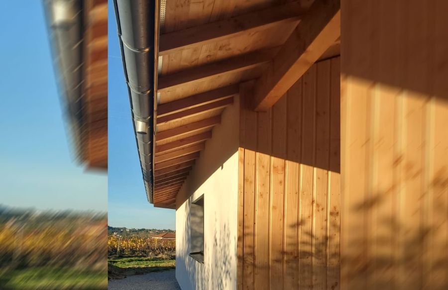 Maison à ossature bois à Trelins
