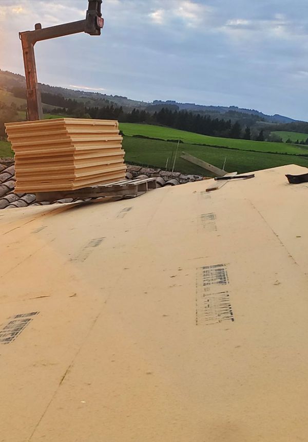 Rénovation thermique par l'extérieur avec la méthode sarking